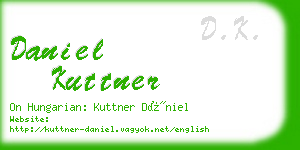 daniel kuttner business card